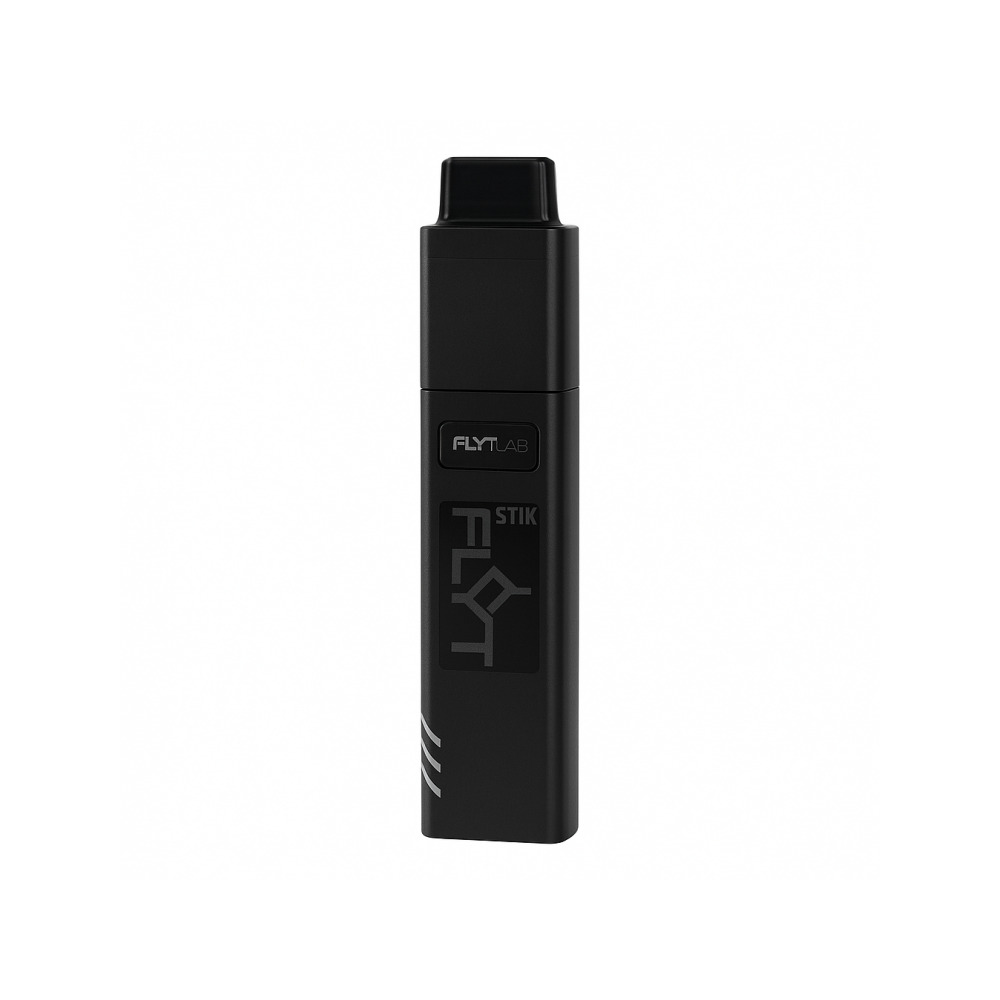FLYTLAB FLYT STiK concentrate vaporizer box contents including dab tool and cartridges