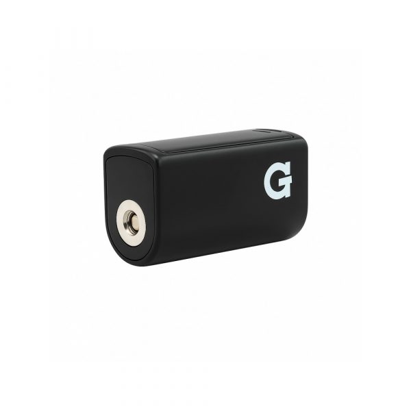 G Pen Connect electronic dab attachment connected to a glass bong