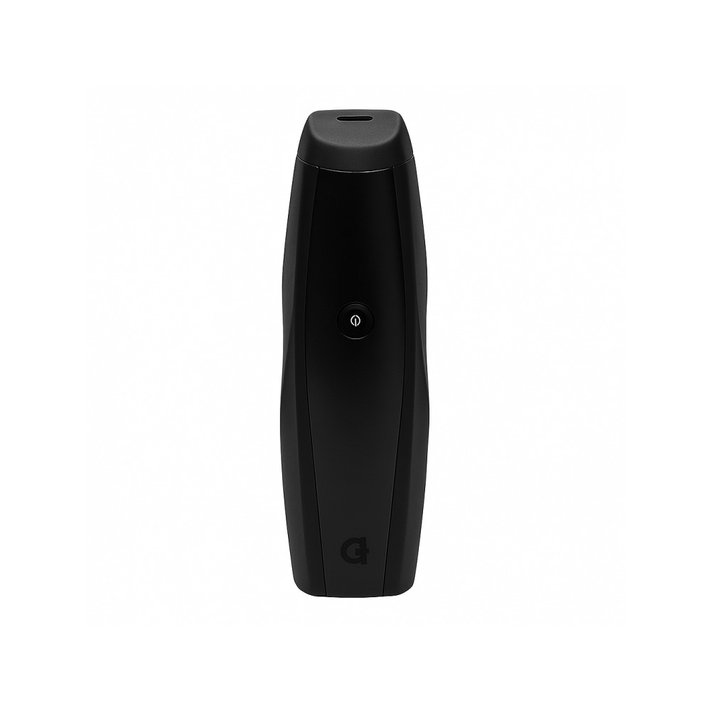 G Pen Elite Dry Herb Vaporizer by Grenco Science showing LED display and ceramic chamber