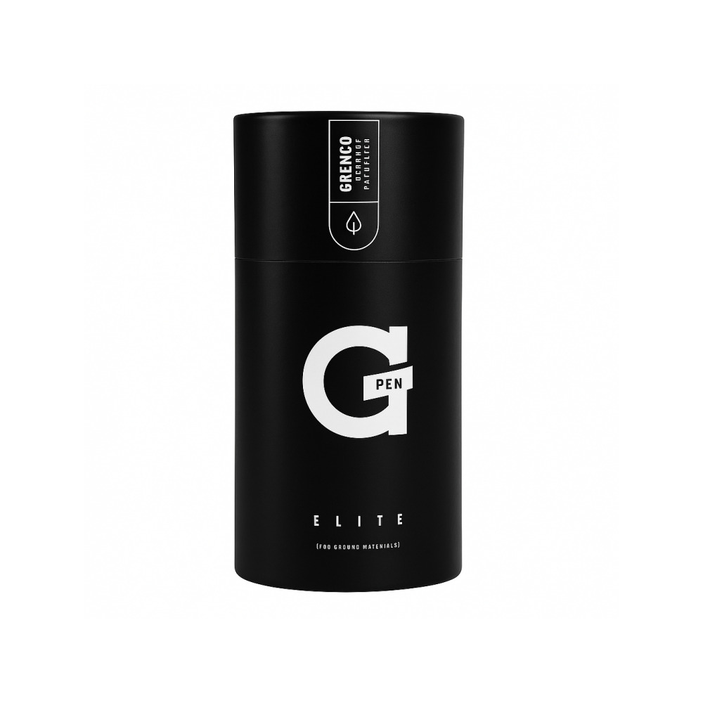 G Pen Elite vaporizer mouthpiece removed to reveal herb chamber