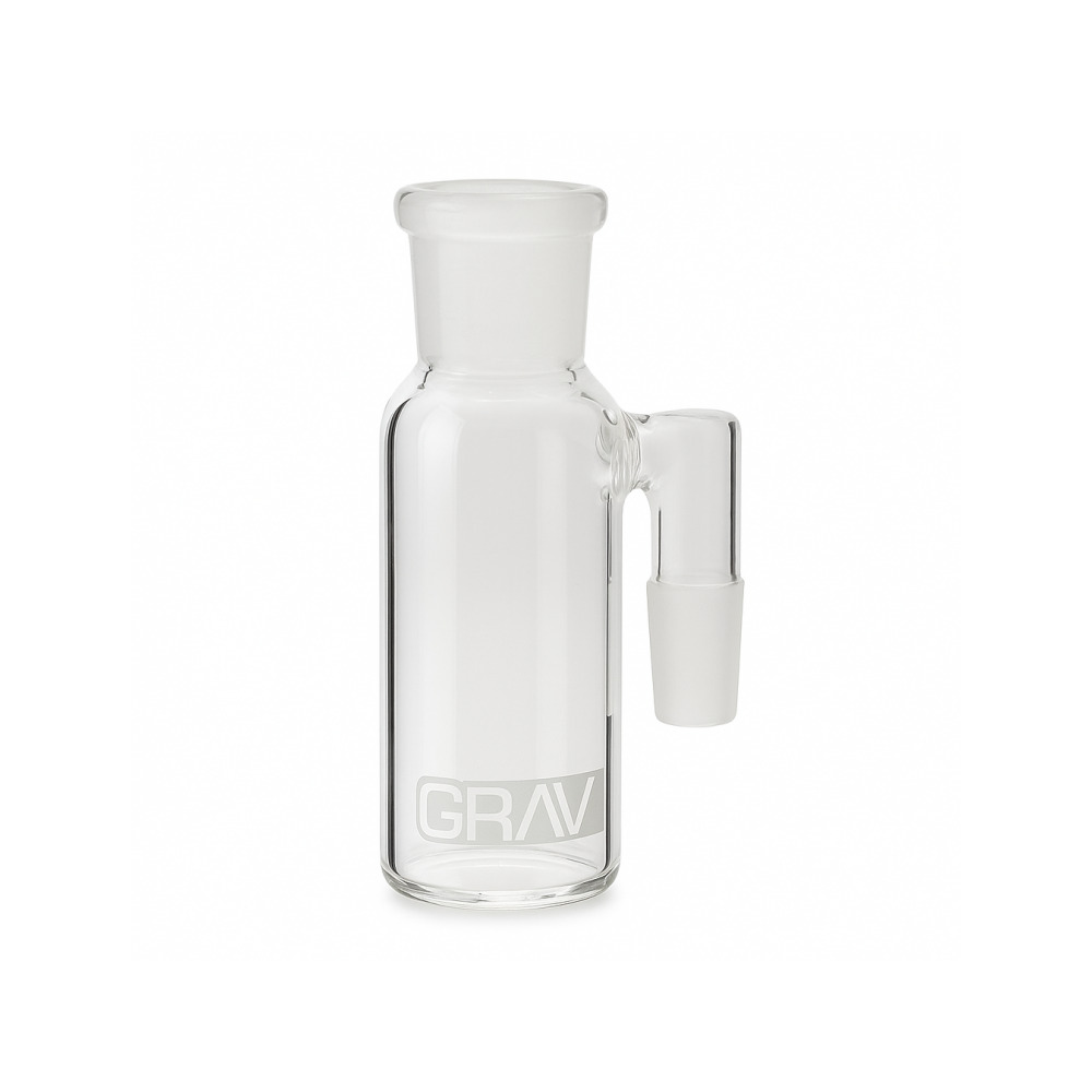 Close-up of the removable Swiss diffused downstem on the GRAV 14mm ash catcher