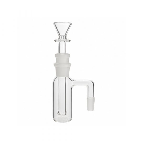 GRAV 14mm 90 degree standard ash catcher with Swiss diffused downstem and funnel bowl