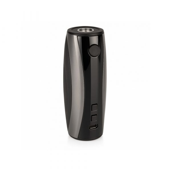 Grizzly Eclipse vaporizer displaying its magnetic textured rubber grip in close-up detail