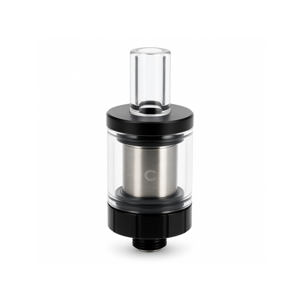 Grizzly Eclipse concentrate tank attached to the Eclipse vape body