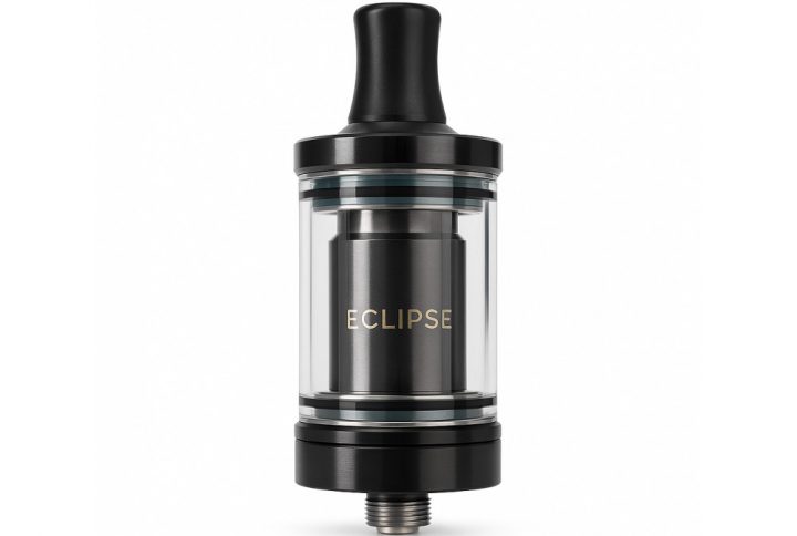 Grizzly Eclipse concentrate tank with 510 thread connection on white background