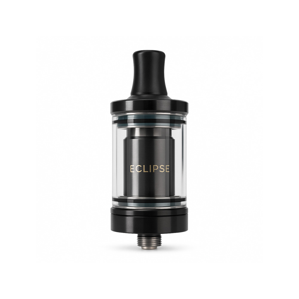 Grizzly Eclipse concentrate tank with 510 thread connection on white background