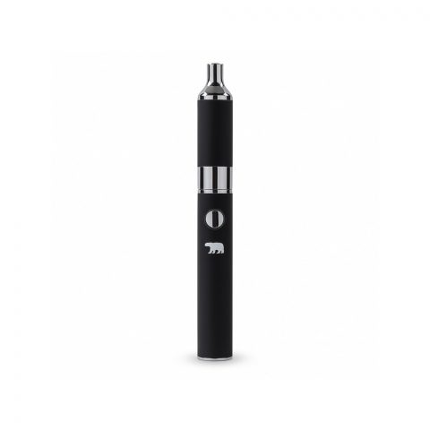 Grizzly Honey Dab Pen Yocan Black shown with ceramic donut and dual quartz coil atomisers