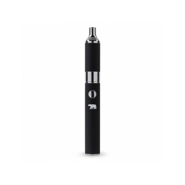 Grizzly Honey Dab Pen Yocan Black shown with ceramic donut and dual quartz coil atomisers