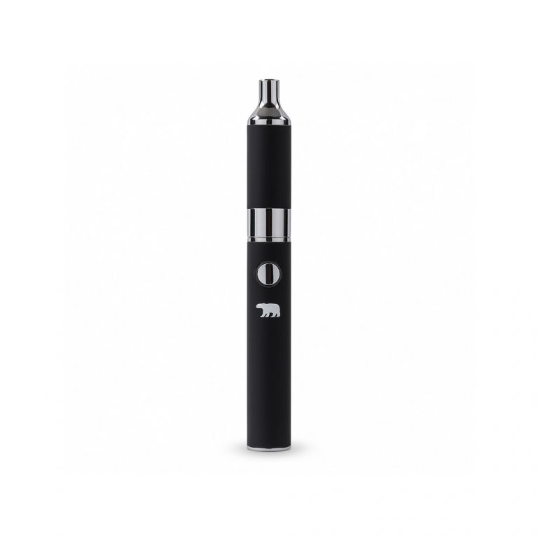 Grizzly Honey Dab Pen Yocan Black shown with ceramic donut and dual quartz coil atomisers