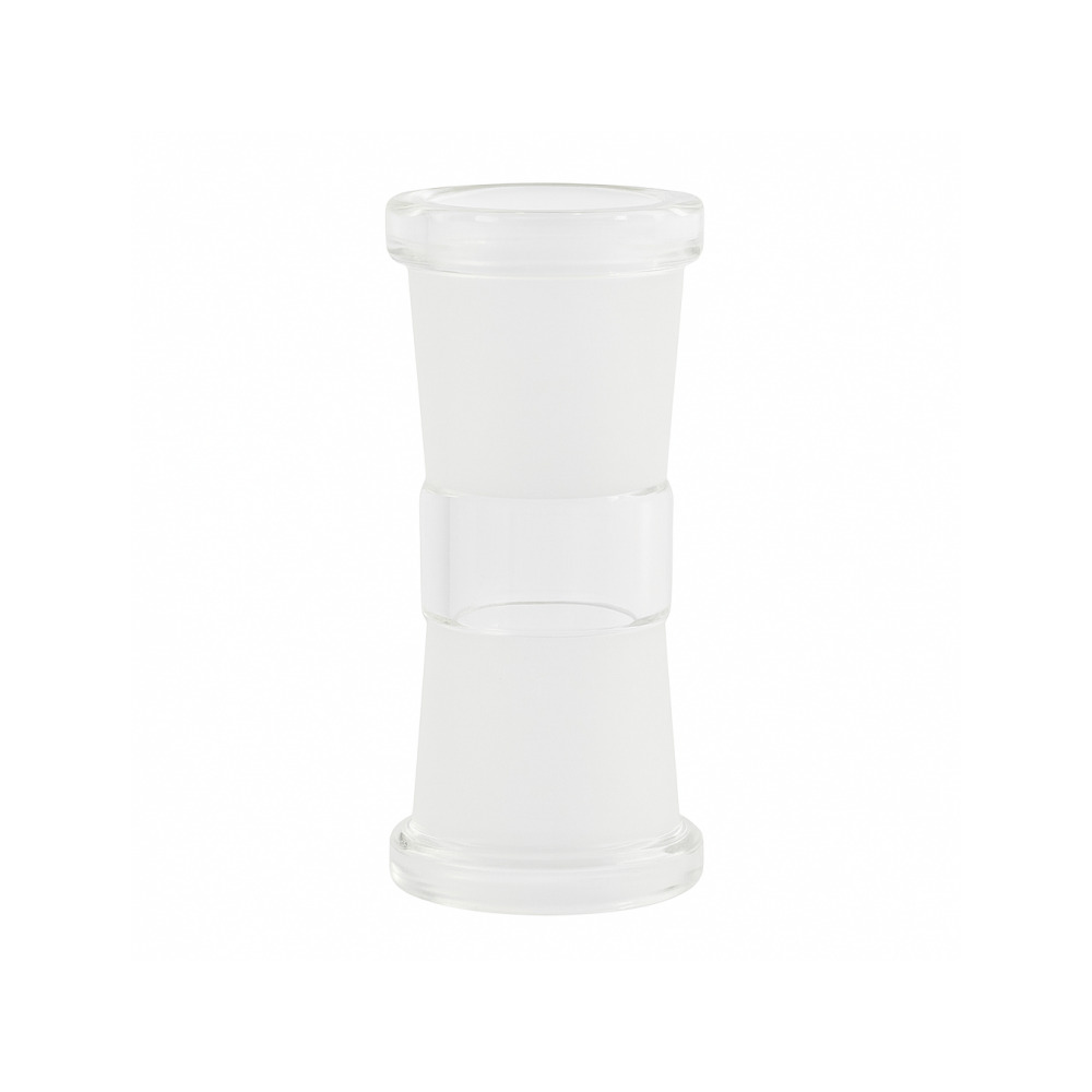 Close-up of the 14.5mm female joint on the Grizzly Originals glass adapter