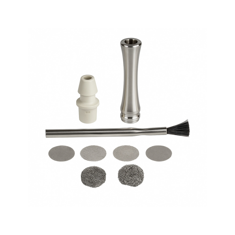 Herbalizer screens aromapads and cleaning brush from accessory kit