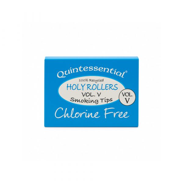Box of 50 Quintessential Holy Rollers V5 chlorine-free roach tips made in Cornwall England