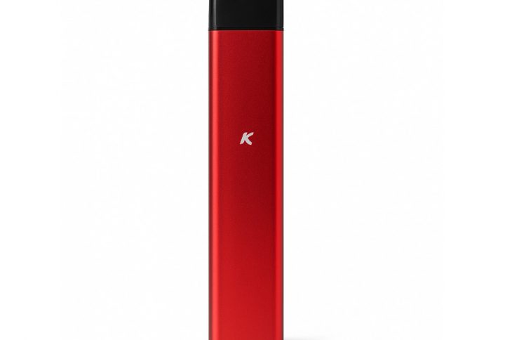 Kandypens Rubi vaporizer pod kit in compact four-inch design with refillable 1ml pod and micro-USB charger