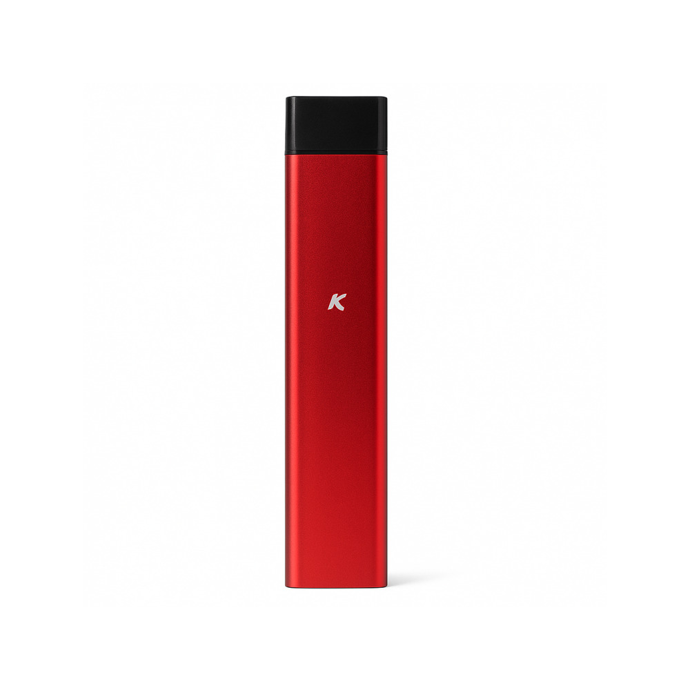 Kandypens Rubi vaporizer pod kit in compact four-inch design with refillable 1ml pod and micro-USB charger