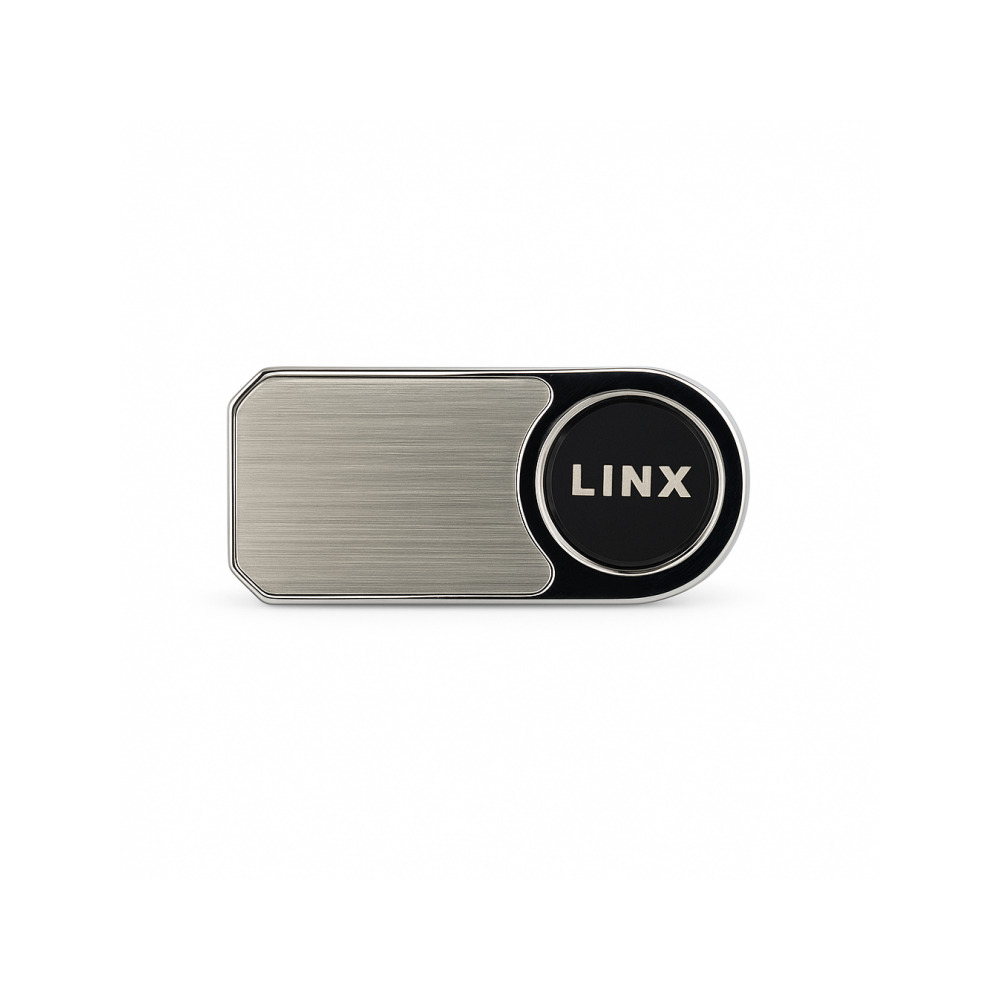 Linx Gaia OLED display showing variable temperature settings