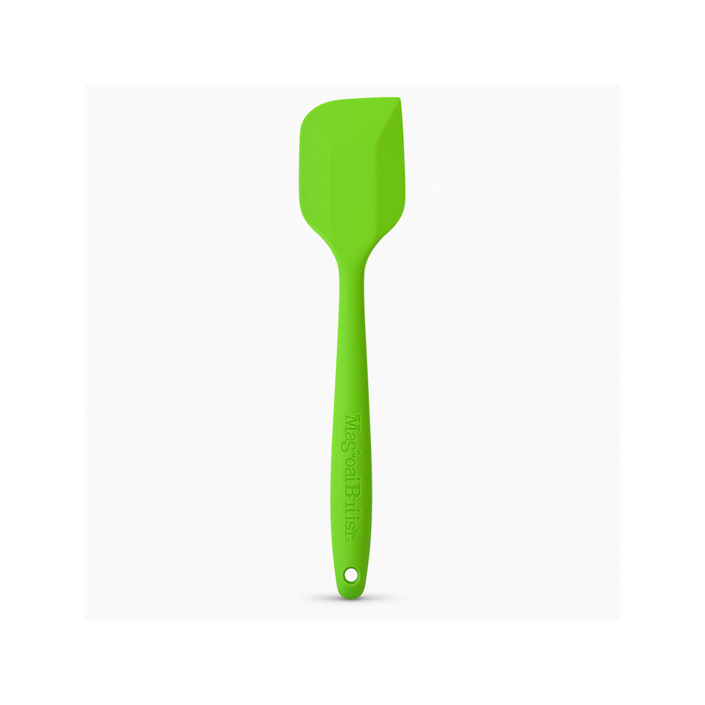 Magical Butter silicone spatula 3-pack laid flat on a clean surface showing all three tools in the set