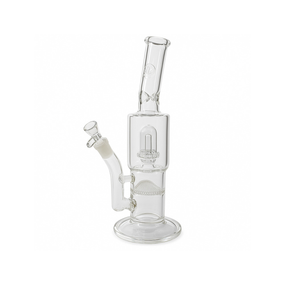 Weed Star MC Hammer WS-Line bong angled view highlighting the distinctive hammer-style pipe design