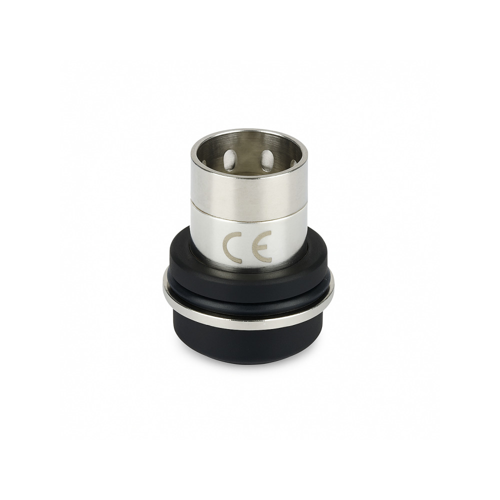 Grenco Science Original MicroG replacement coil shown next to vaporiser device