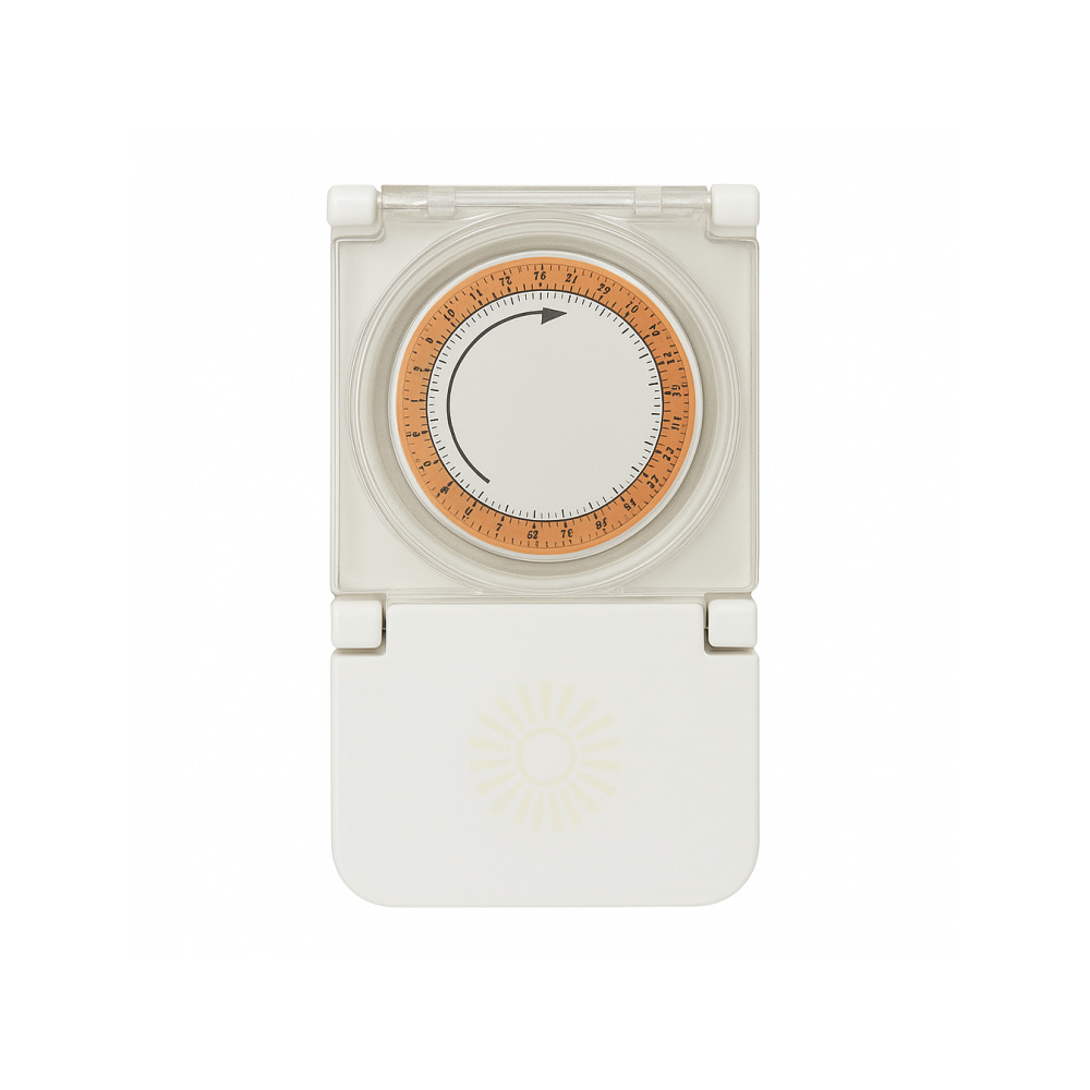 PowerPlant heavy duty grow light timer analogue dial close-up