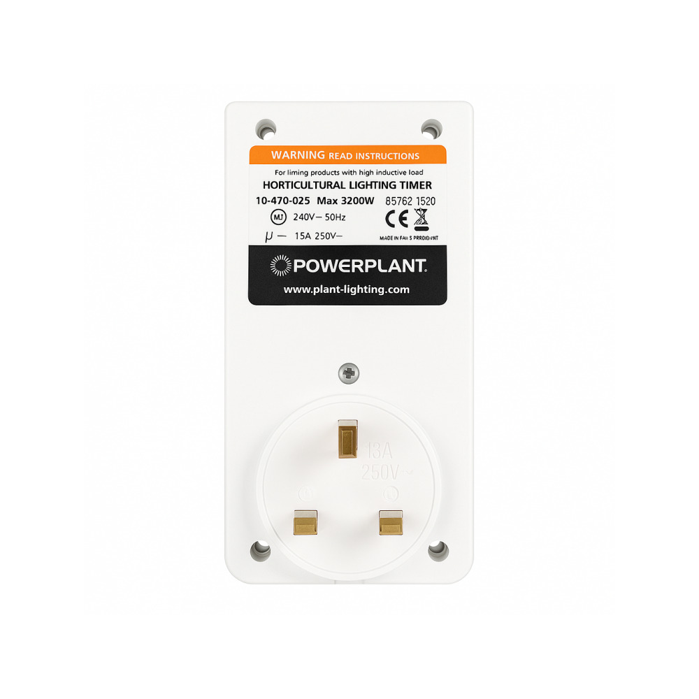 PowerPlant timer dust and moisture cover detail