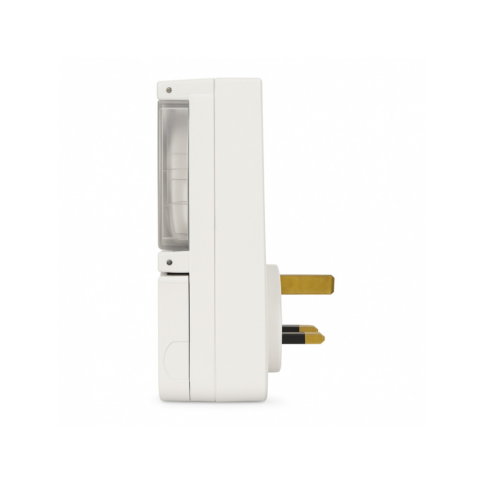 PowerPlant Heavy Duty Timer UK plug and socket view