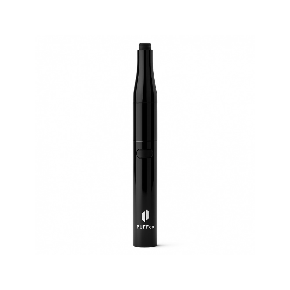 Puffco Plus V2 vaporiser mouthpiece and Dart convection cap detail shot