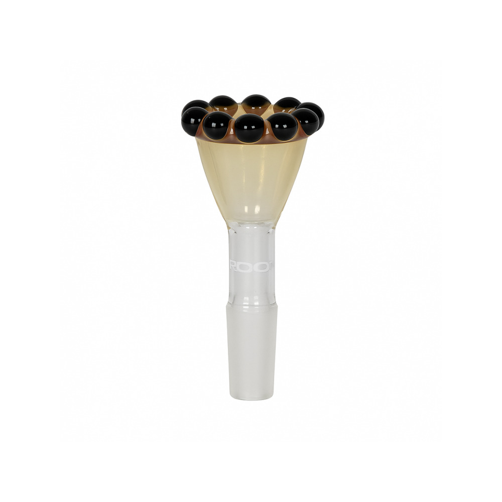 Side profile of the ROOR Crown Bowl showing the 85mm length and 14.5mm ground joint