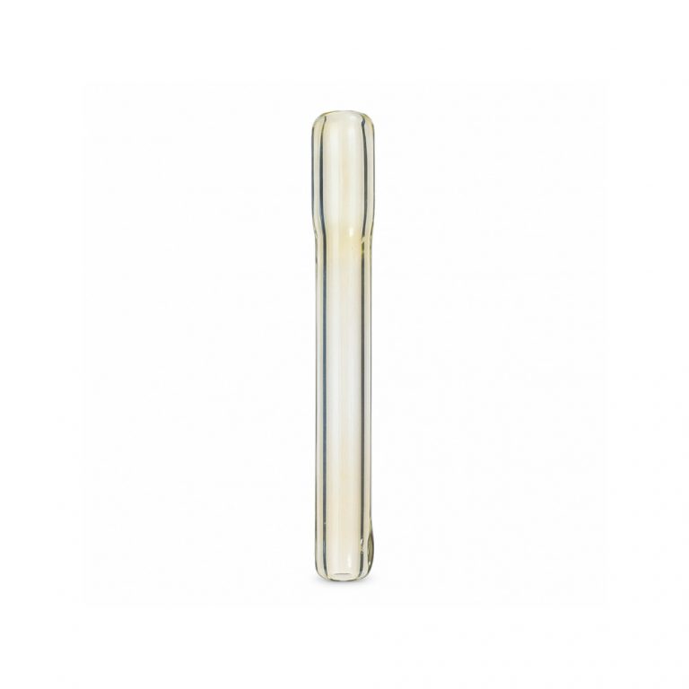 Ryot silver fumed straight one hitter pipe showing colour-changing glass finish