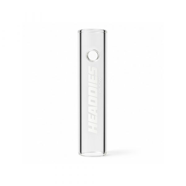 Steamroller pipe by Headdies showing end-carb tube design for dry herb smoking