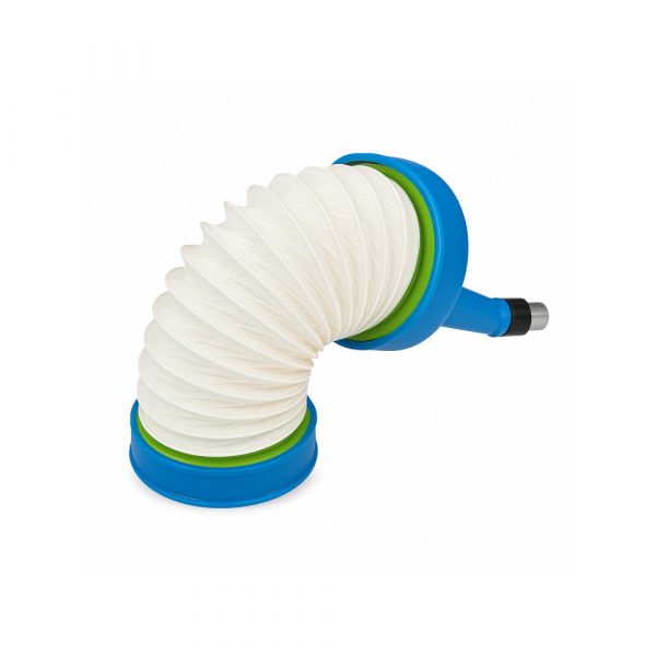 Close-up of the Bukket waterless gravity bong mouthpiece and bowl area