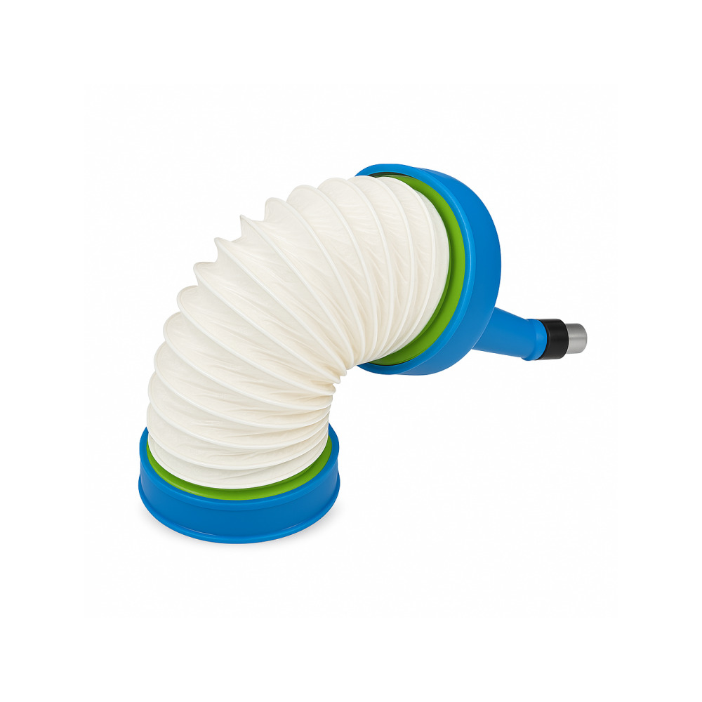 Close-up of the Bukket waterless gravity bong mouthpiece and bowl area