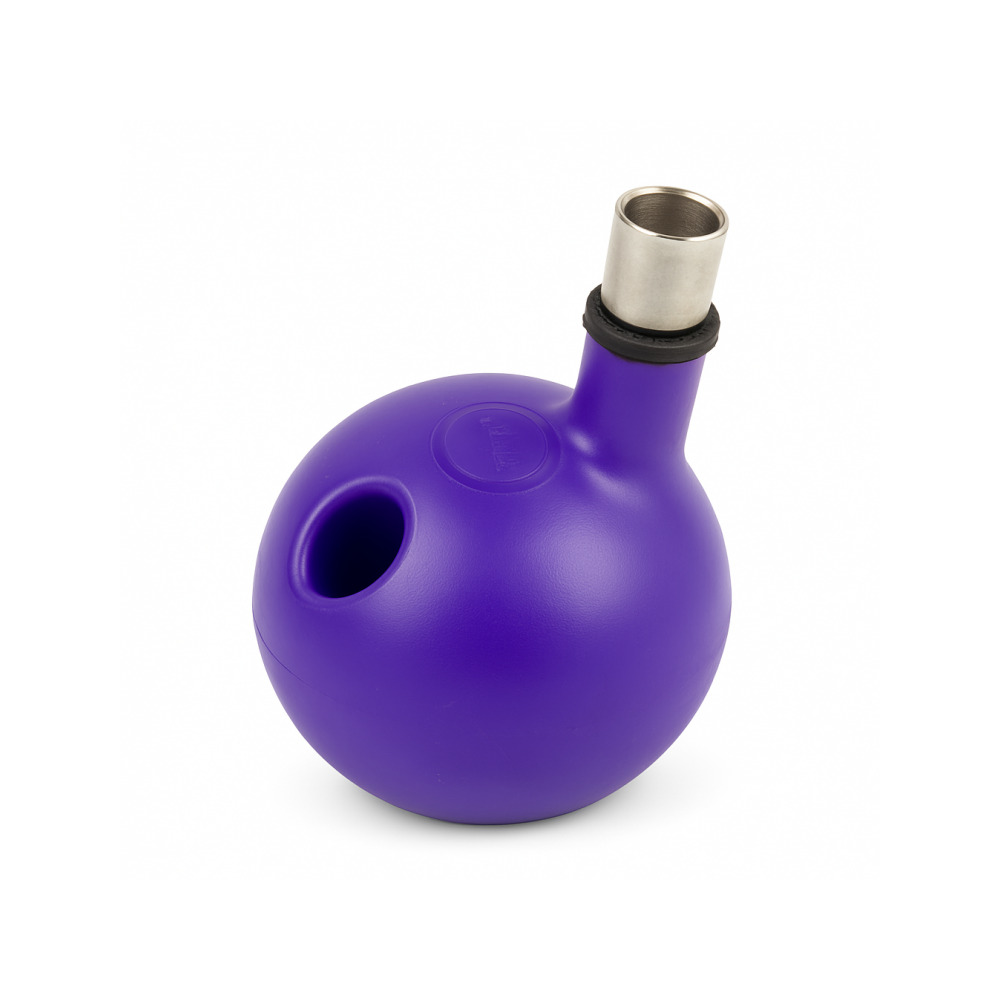 The Bukket portable gravity bong in full view showing its flexible billow design