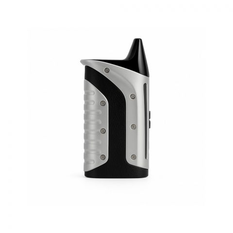 Velax X6 dry herb vaporizer silver compact design front view