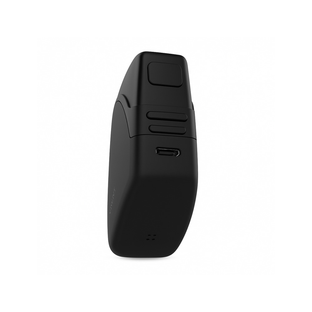 Vivant Ambit vaporizer with magnetic mouthpiece flipped open ready to use
