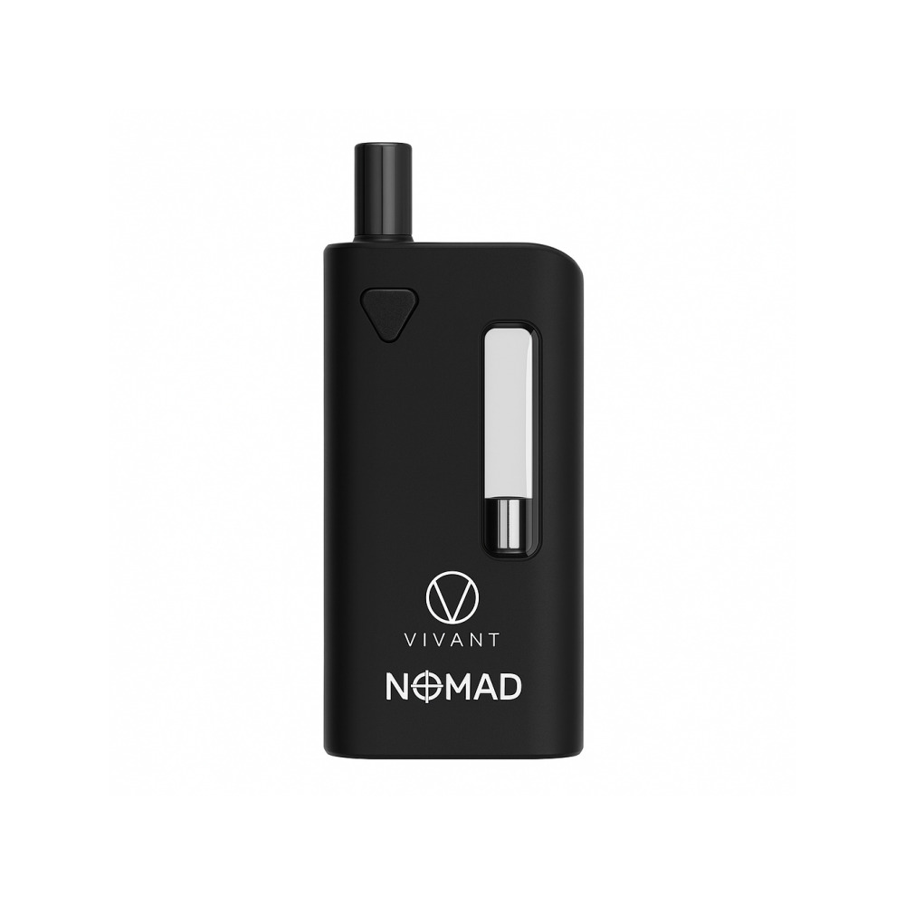 Vivant Nomad refillable pod system with silicone cover open