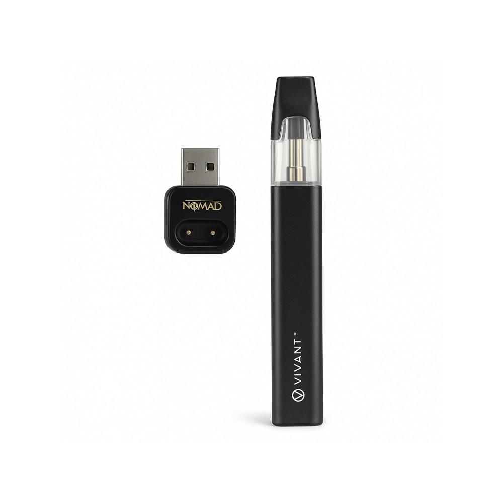 Vivant Nomad vape pen mini USB charging port close-up