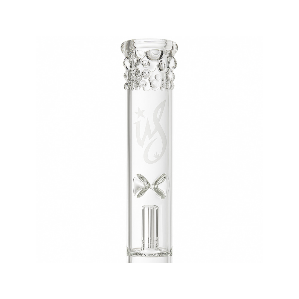 Messia Illusion Ice sandblasted Weed Star decal detail on 5mm glass