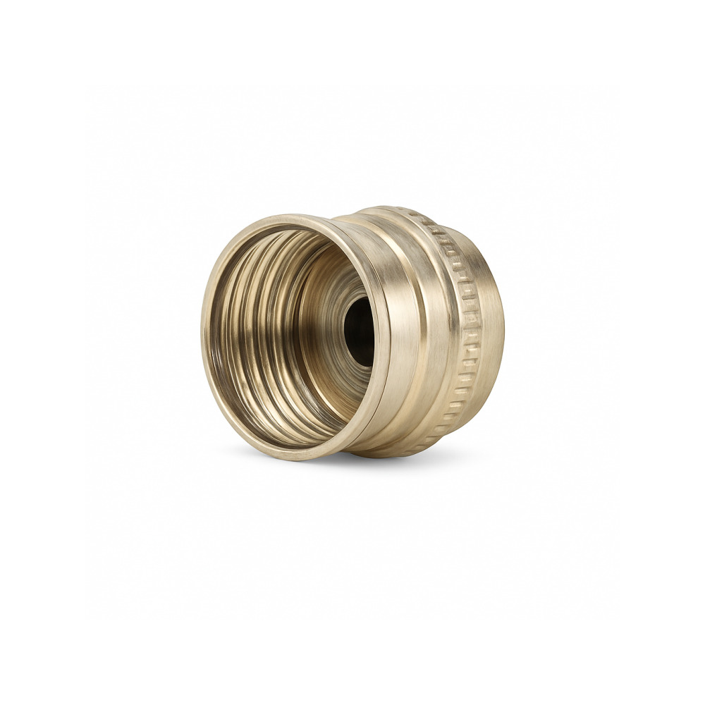 Windproof metal cone piece fitted onto a standard metal pipe