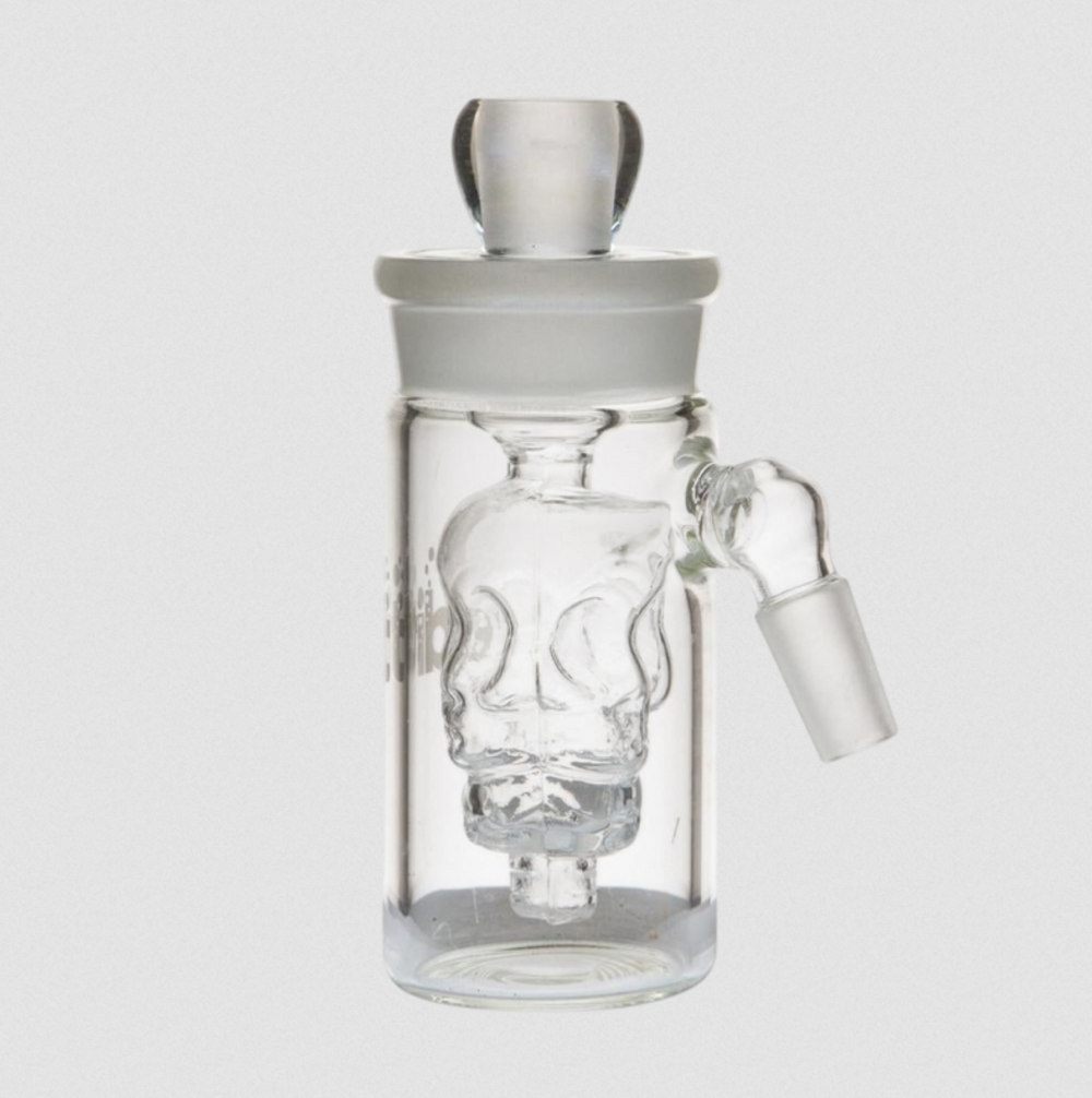 BA15134 Skull Percolator Ash Catcher Clear 18.8mm EDIT
