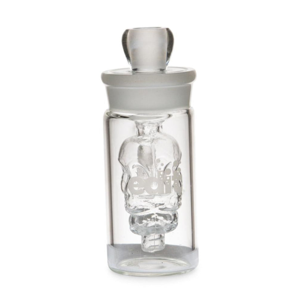BA15134 Skull Percolator Ash Catcher Clear 18.8mm EDIT2