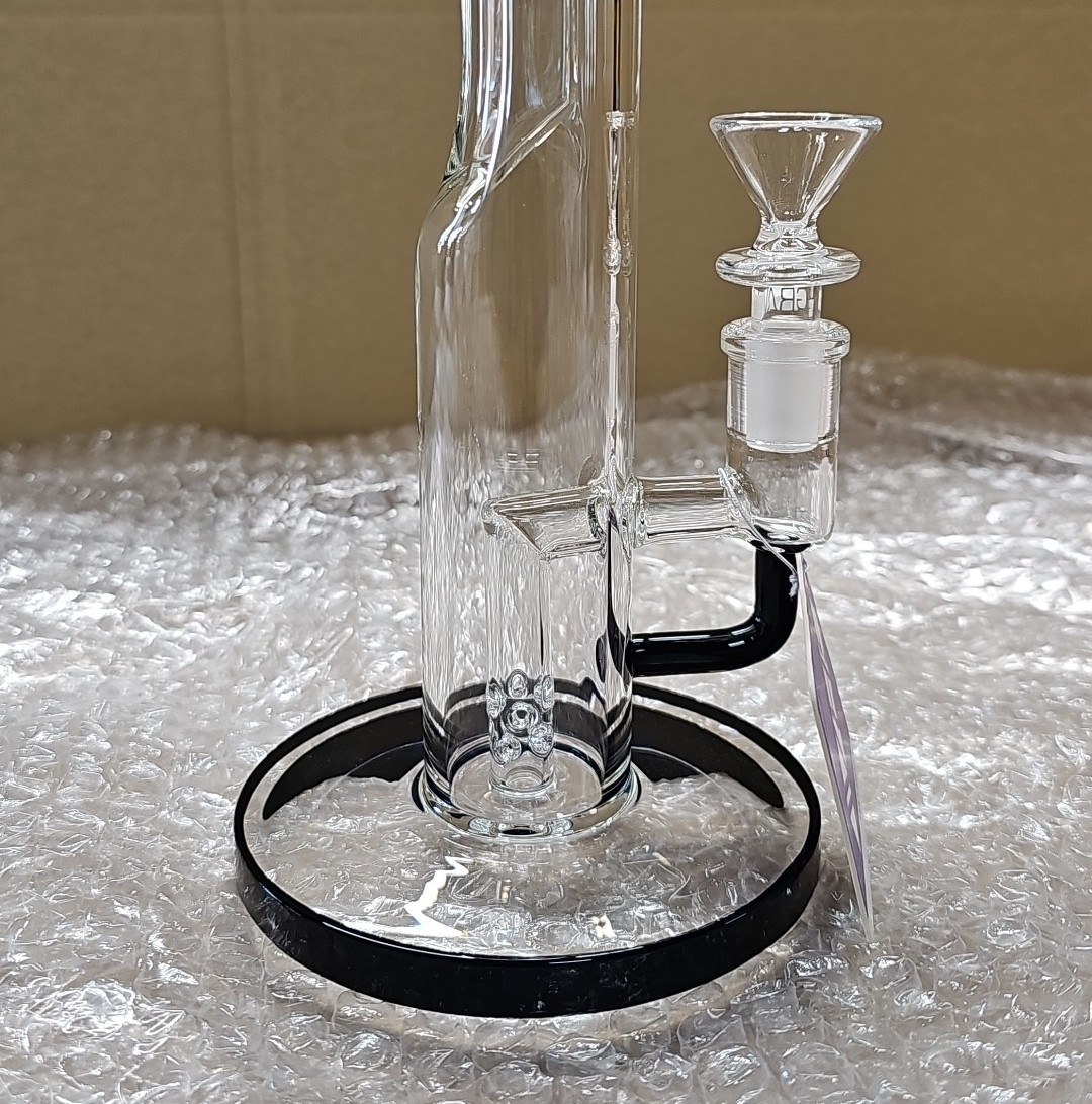 HBXBG16142 Grav Labs 12inch Flare Waterpipe Fixed Downstem yellow 1