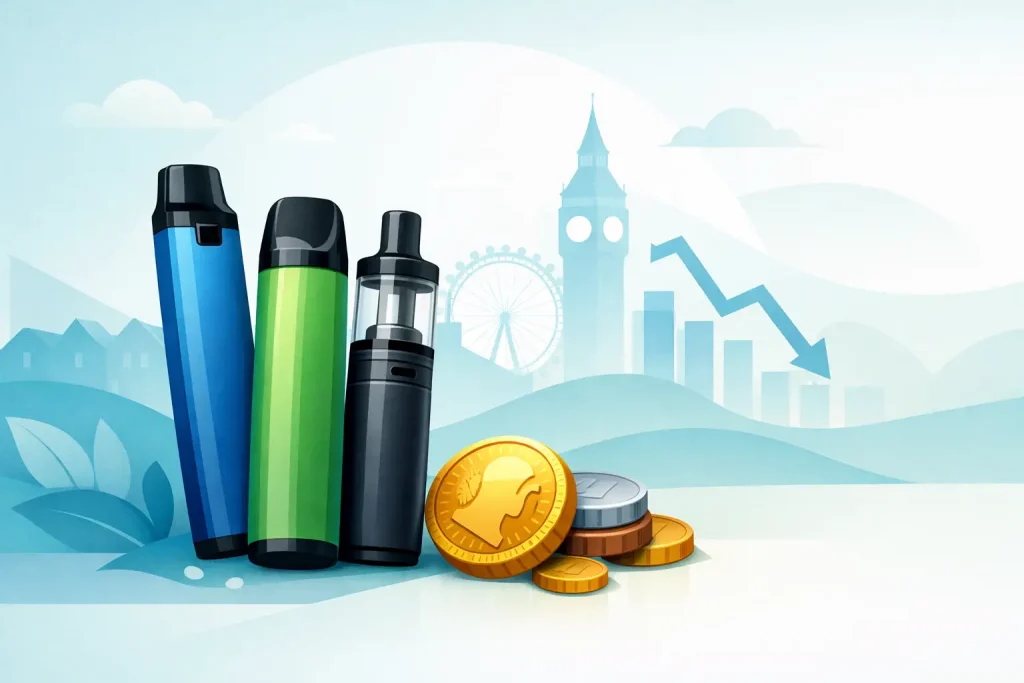 Best Vapes Under Thirty Pounds for UK Adults