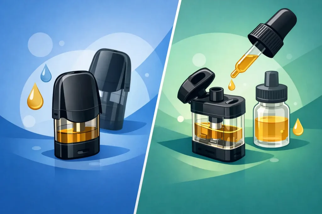 Prefilled Pods Versus Refillable Pods Compared