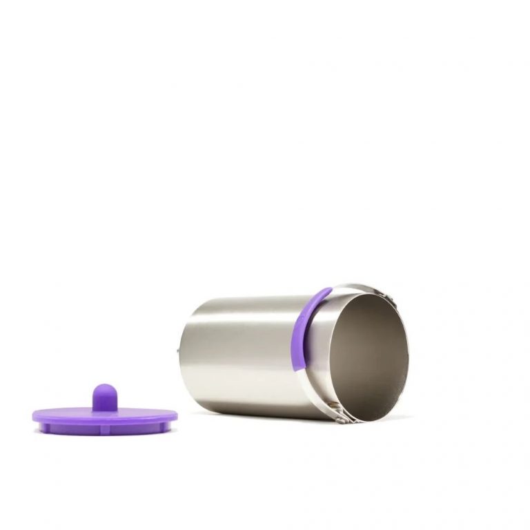 Ardent FX Vessel Stash Sleeve – stainless steel airtight storage container with silicone top and handle