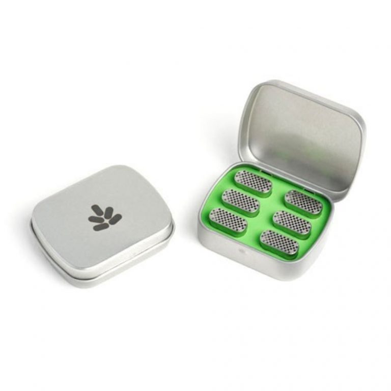 PAX BudKups 6 Pack with humidity-controlled carry case and removal tools for PAX 2, PAX 3 and PAX Plus