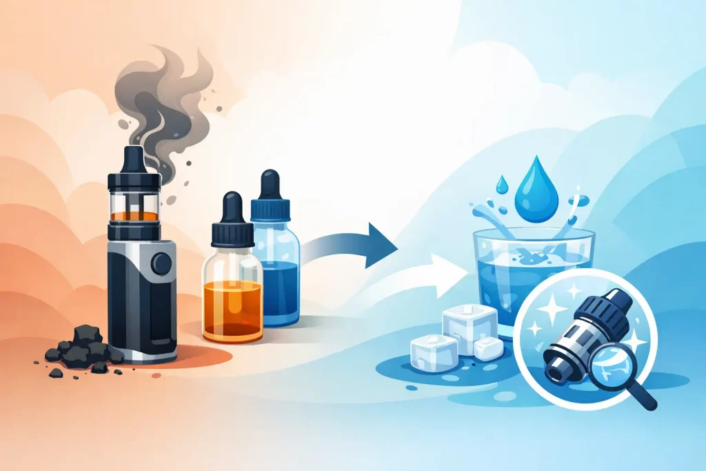 How to Remove Burnt Vape Taste Without Wasting E-Liquid