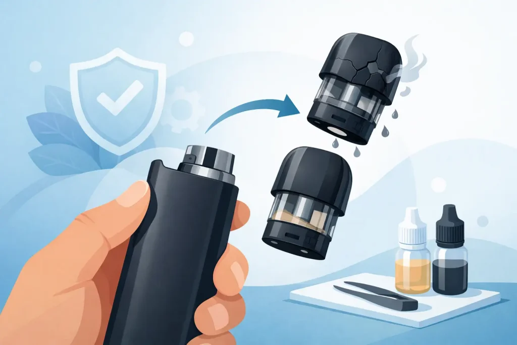 How to Replace a Damaged Vape Pod Safely