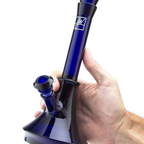 GRAV x Jane West 10 inch Beaker borosilicate glass water pipe with fixed diffused downstem and matching 14mm bowl