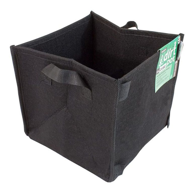 PLANT!T Dirt Pot 17L Square Fabric Pots With Handles 10 Pack – image 1