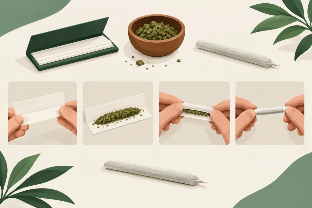 How to Pack Rolling Papers for an Even Roll